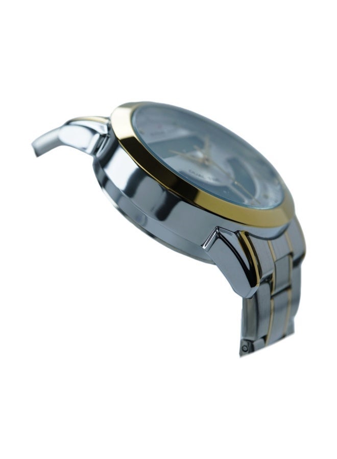 Luxury 360 Silver Gold Gold Stainless Steel Men's Watch WA-10GSW - Image 4